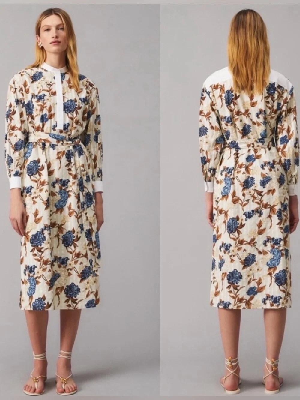 Tory Burch Floral Tunic Dress Size M